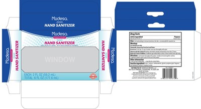 Label (Modesahandsanitizer 3pack 2oz Box)